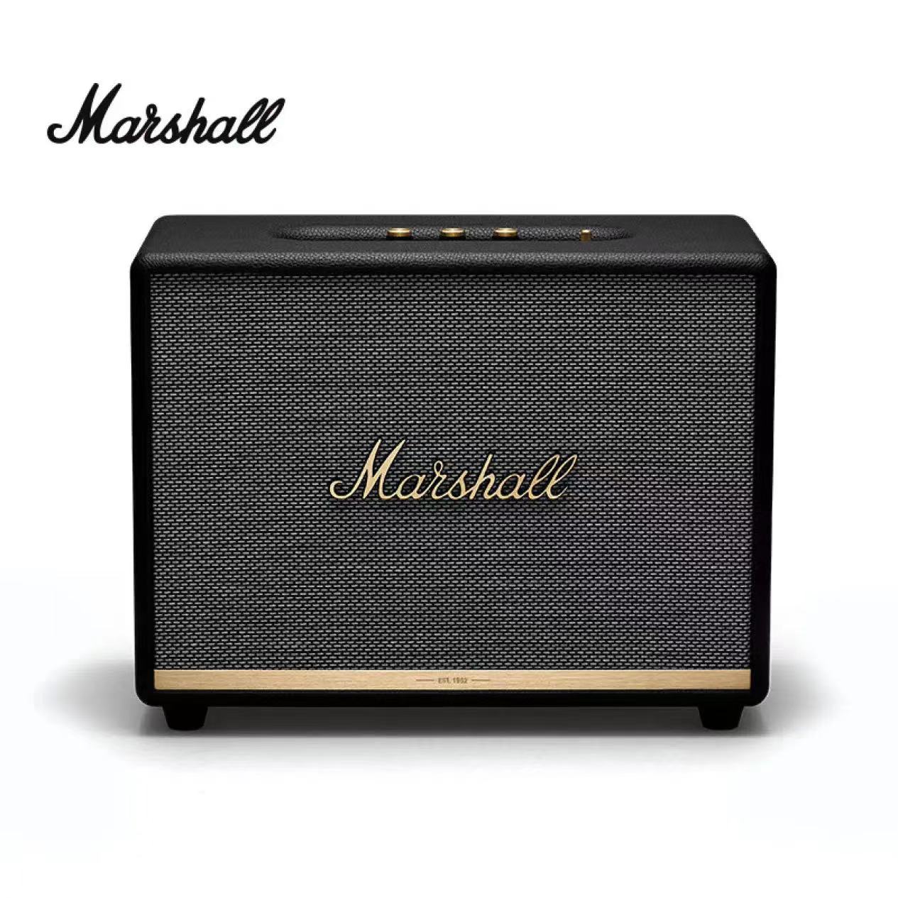 馬歇爾（Marshall）WOBURN II BLUETOOTH音箱2代無(wú)線(xiàn)藍牙搖滾家用重低音音響 黑色